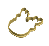 Christmas deer (reindeer) head cookie cutter