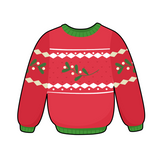 Christmas winter sweater cookie cutter