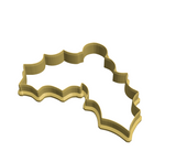 Mistletoe christmas cherry cookie cutter