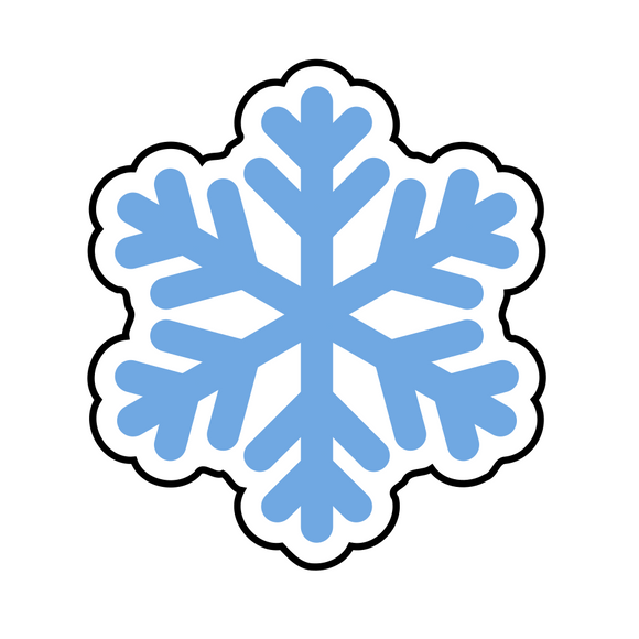 Snow flake cookie cutter 1