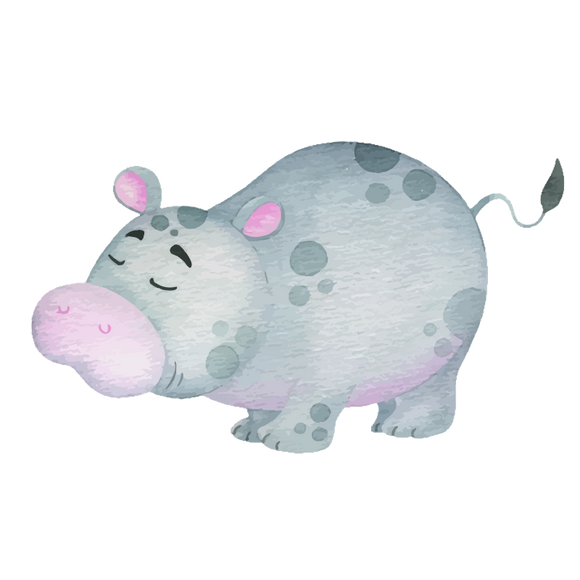 Hippo cookie cutter