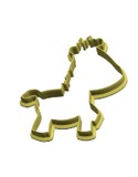 Zebra cookie cutter