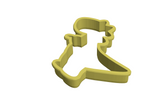 Light green dinosaur (Tyrannosaurus rex) cookie cutter