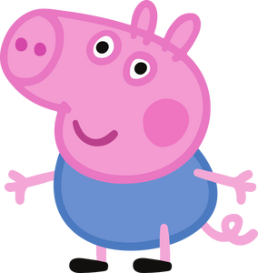 Peppa George Pig cookie cutter