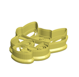 Paw Patrol Tracker head cookie cutter and stamp