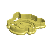 Paw Patrol Rocky head cookie cutter and stamp