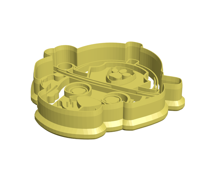Paw Patrol Marshall cookie cutter and stamp – Frosted Cutters