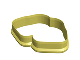 Love lock cookie cutter