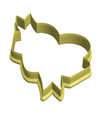 Heart wrapped in a ribbon cookie cutter