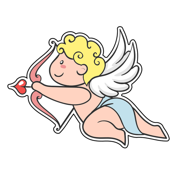 Cupid cookie cutter