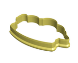 Valentine hearts banner cookie cutter
