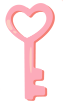 Love key cookie cutter
