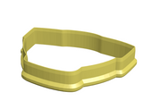 Baby diaper cookie cutter