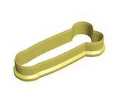 Baby safety pin cookie cutter