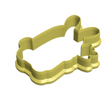 Easter bunny with carrot cookie cutter