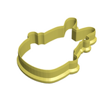 Easter basket bunny cookie cutter