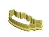 Floral flower ribbon cookie cutter