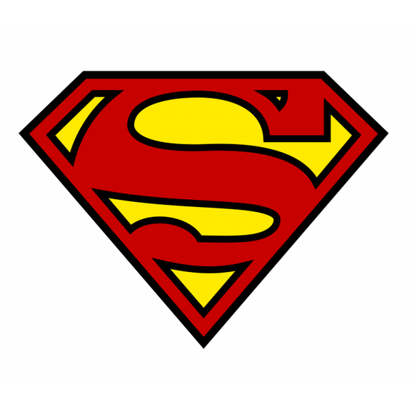 Superman cookie cutter with stamp