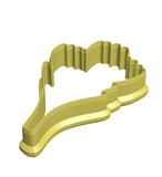Tulip flower bouquet cookie cutter
