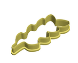 Leaf flourish stalk cookie cutter