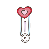 Baby safety pin cookie cutter