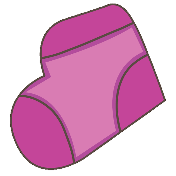 Baby sock cookie cutter