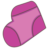 Baby sock cookie cutter