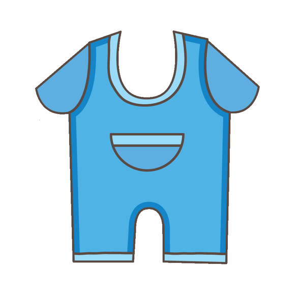 Baby boy bodysuit onesie cookie cutter and stamp