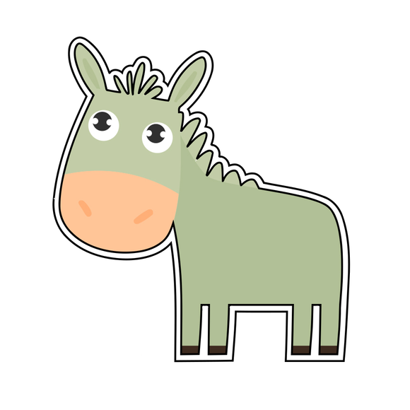 Donkey Cookie Cutter