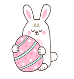 Easter egg bunny cookie cutter