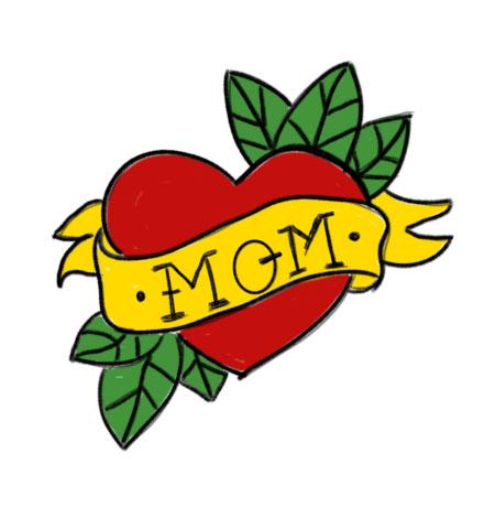 Mom tattoo cookie cutter