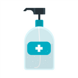Hand sanitizer cookie cutter