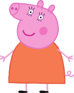 Peppa Mummy Pig  cookie cutter