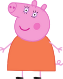 Peppa Mummy Pig  cookie cutter