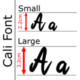 Letters and numbers stamping kit - Cali Font
