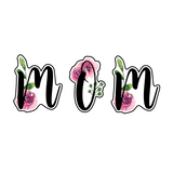 Floral M and O cutters for MOM (set of 2 cutters)