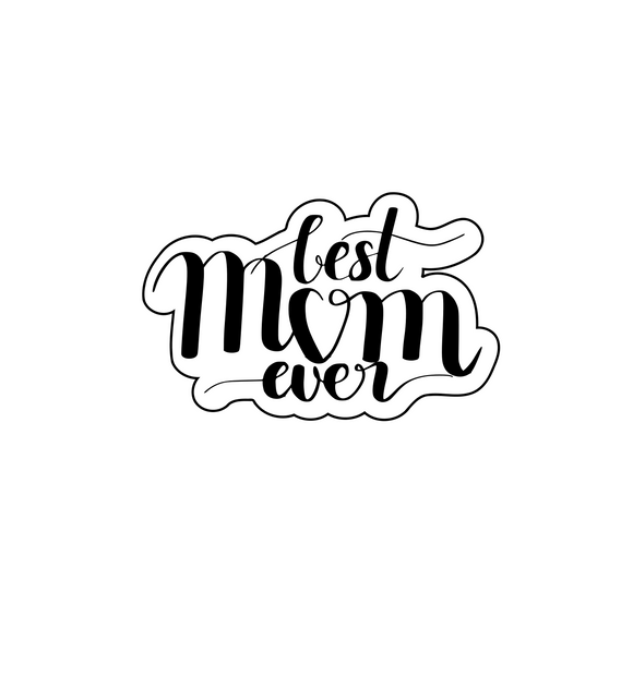 Best mom ever cookie cutter and stamp