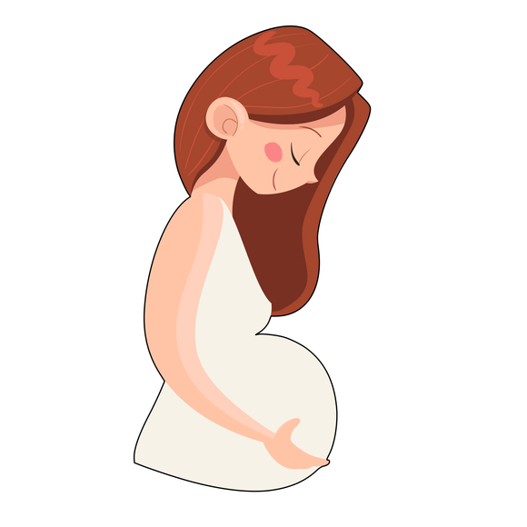 Pregnant mom cookie cutter