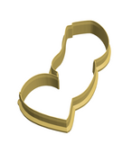 Pregnant mom cookie cutter