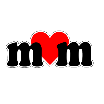Mom heart cookie cutter