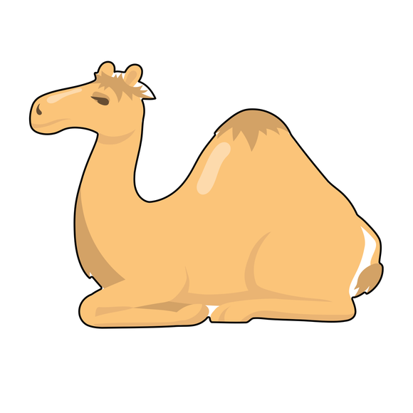 Sitting camel Cookie Cutter
