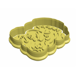 Happy Mother's Day lettering cookie cutter with stamp