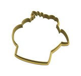 Floral watering can cookie cutter