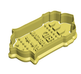 Eid mubarak cookie cutter with stamp