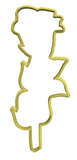 Red rose cookie cutter