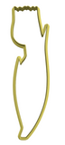Tulip flower cookie cutter