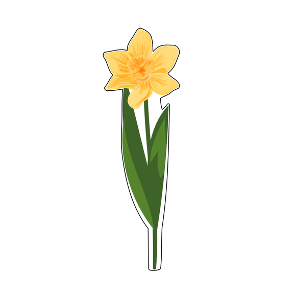 yellow flower cookie cutter