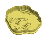Bakkar cookie cutter and stamp