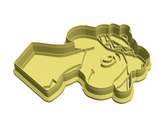 Bakkar and Rasheeda cookie cutter and stamp ( set of 3 )