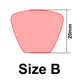 UForm Rounded trapezoid shape clay cutter (UF0004)